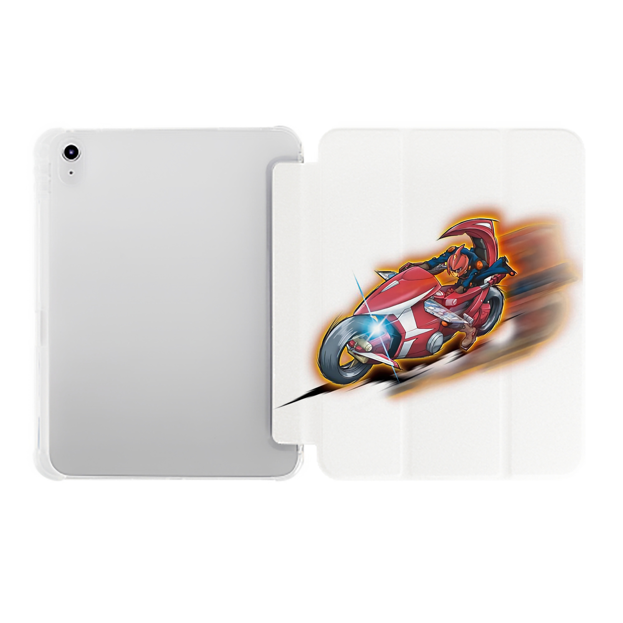 （画像用） 遊☆戯☆王 Yu-Gi-Oh! IPad ケース ペン収納付き 三つ折りスタンド PUレザー×シリコン 対応機種9.5/10.5/10.9インチ